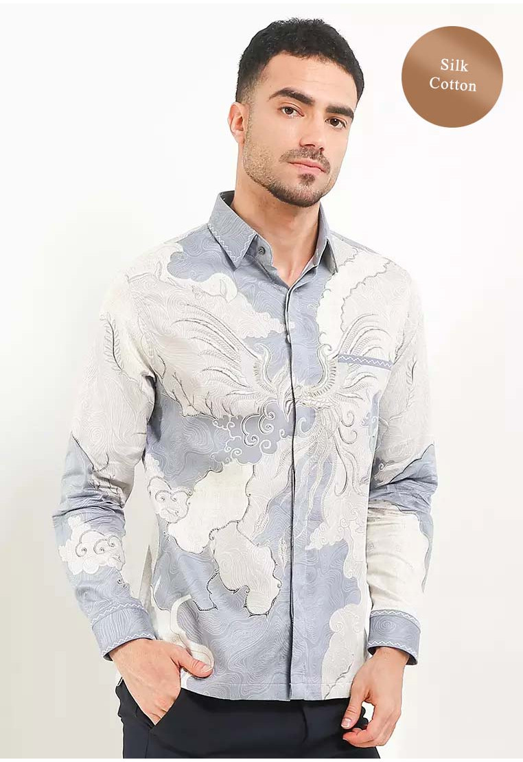 Ardhana Embroidery Long Sleeves Silk Cotton Ardhana Embroidery Long Sleeves Silk Cotton