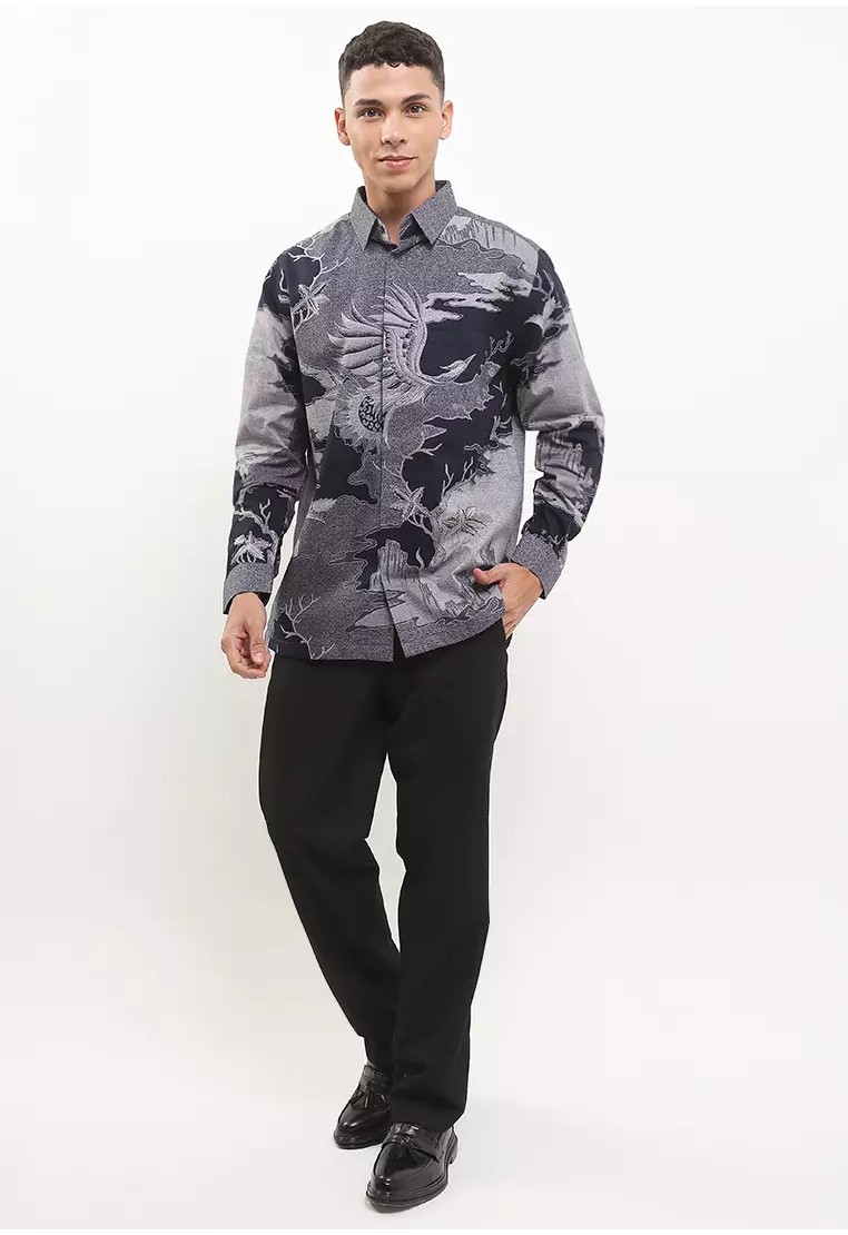 Waturaka Long Sleeves Dobby Cotton Waturaka Long Sleeves Dobby Cotton