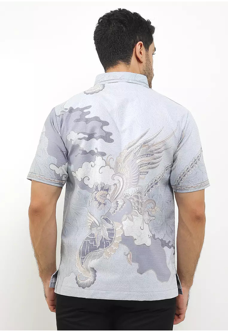 Ruai Embroidery Short Sleeves Dobby Cotton Ruai Embroidery Short Sleeves Dobby Cotton