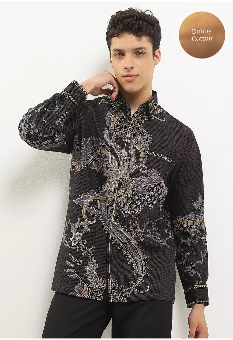 Sirah Embroidery Long Sleeves Dobby Cotton Sirah Embroidery Long Sleeves Dobby Cotton