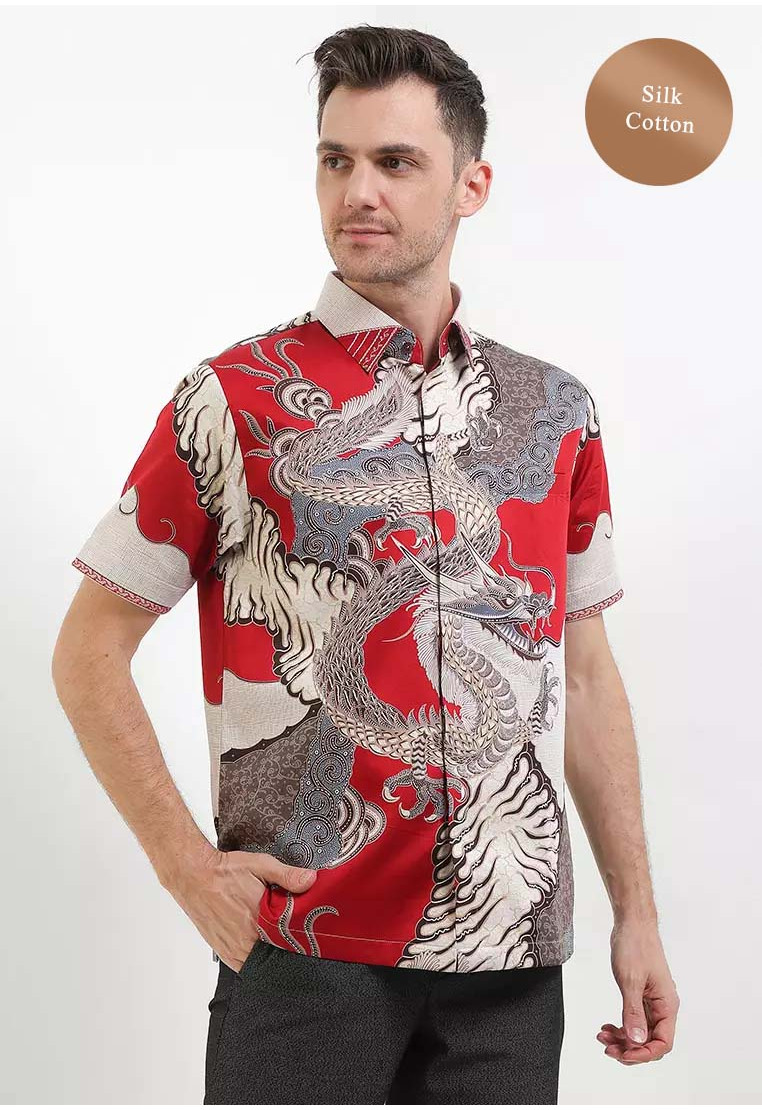 Lobbo Embroidery Short Sleeves Silk Cotton Lobbo Embroidery Short Sleeves Silk Cotton