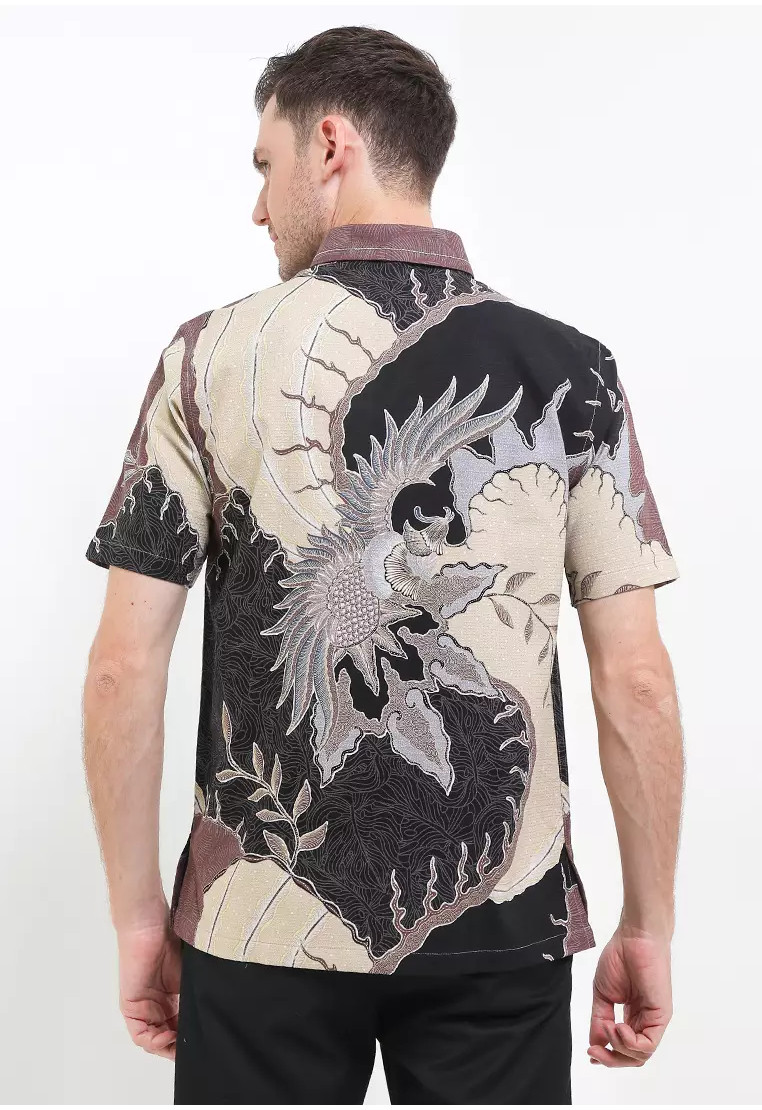 Kama Embroidery Short Sleeves Dobby Cotton Kama Embroidery Short Sleeves Dobby Cotton