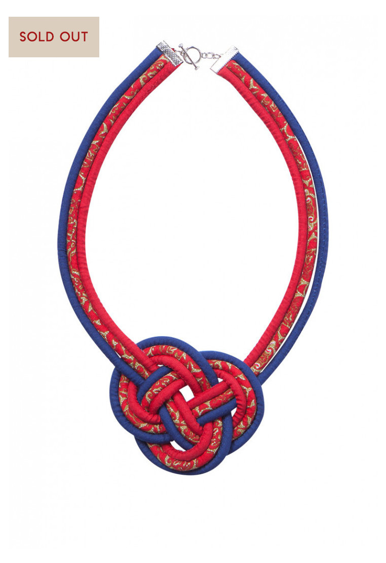 Necklace Pretzel - Red