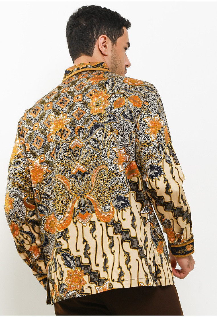 Adiluhur Embroidery Long Sleeves Silk Cotton