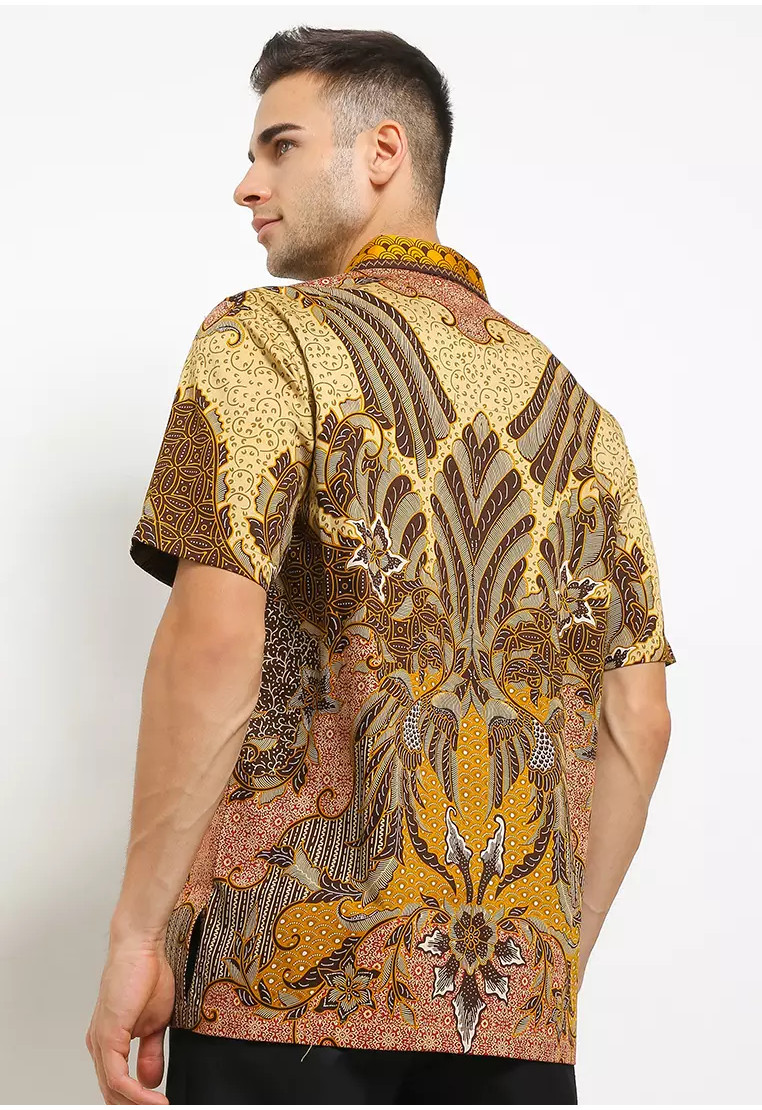 Adimulyo Embroidery Short Sleeves Silk Cotton