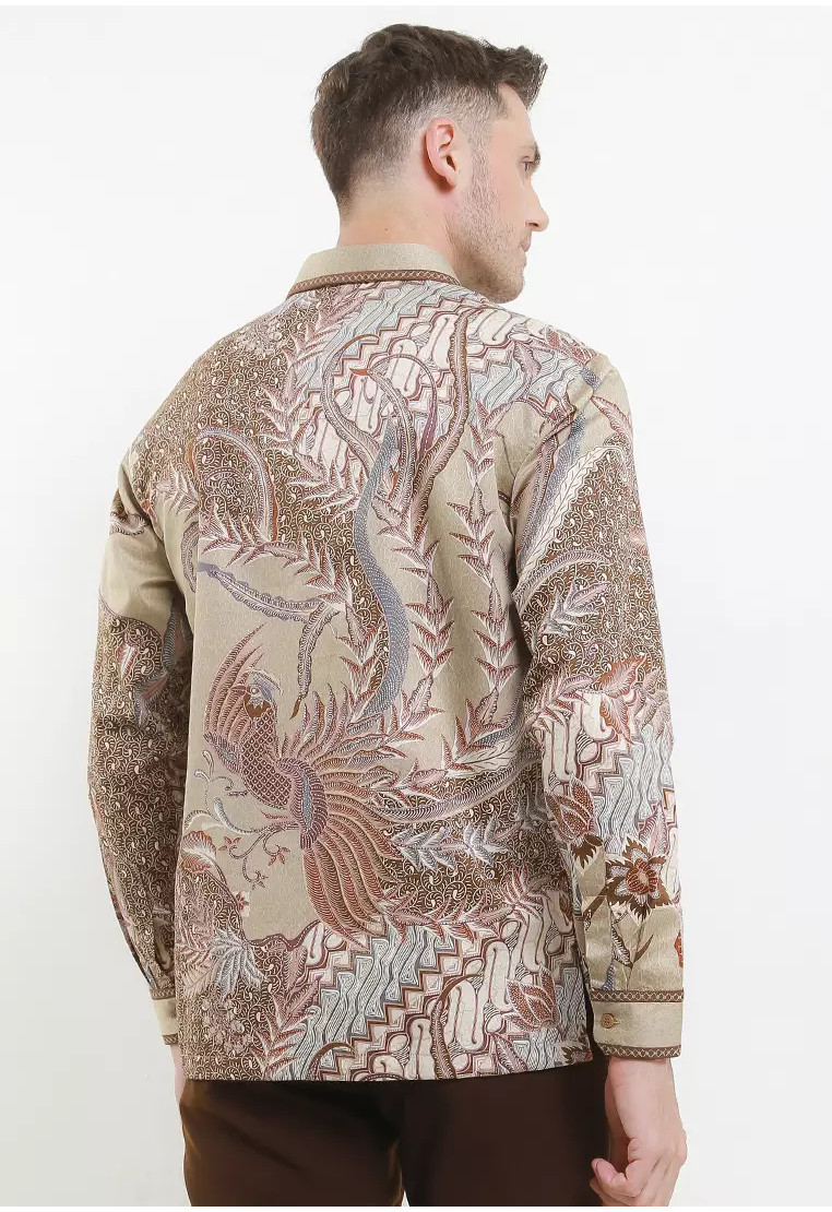 Ampari Embroidery Long Sleeves Silk Cotton