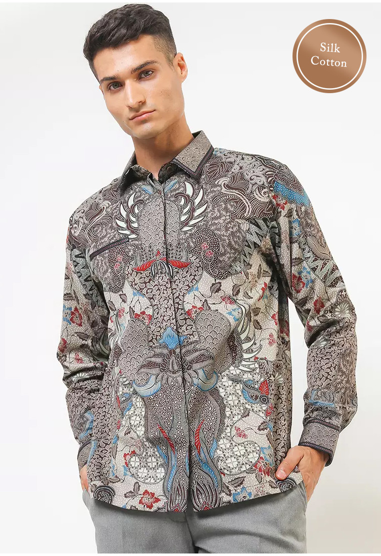 Derawa Embroidery Long Sleeves Silk Cotton