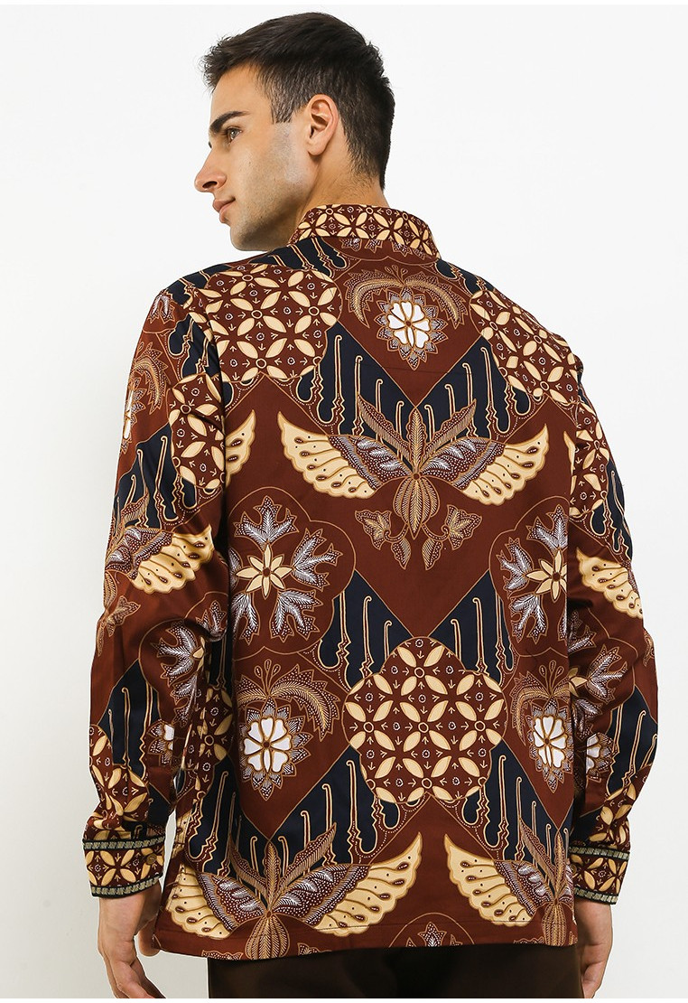 Giriharjo Embroidery Long Sleeves Silk Cotton