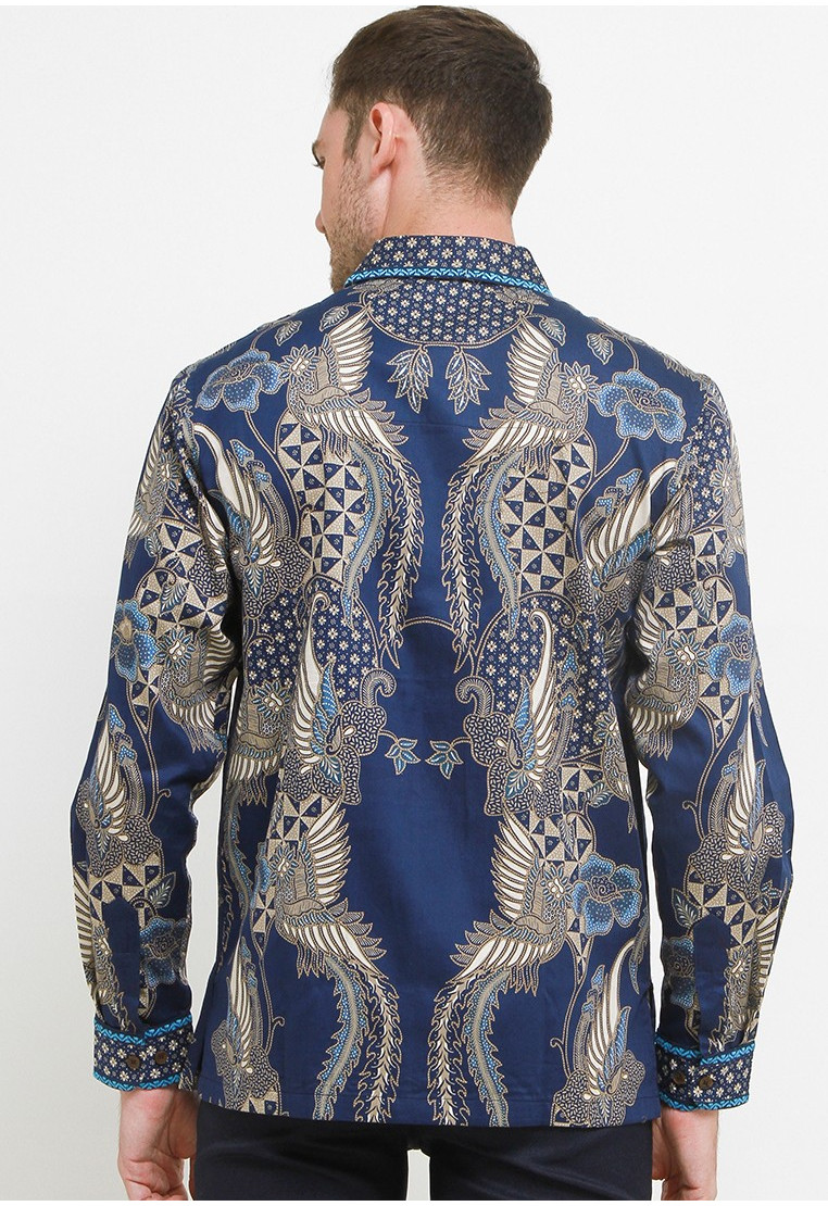 Kalawa Embroidery Long Sleeves Silk Cotton