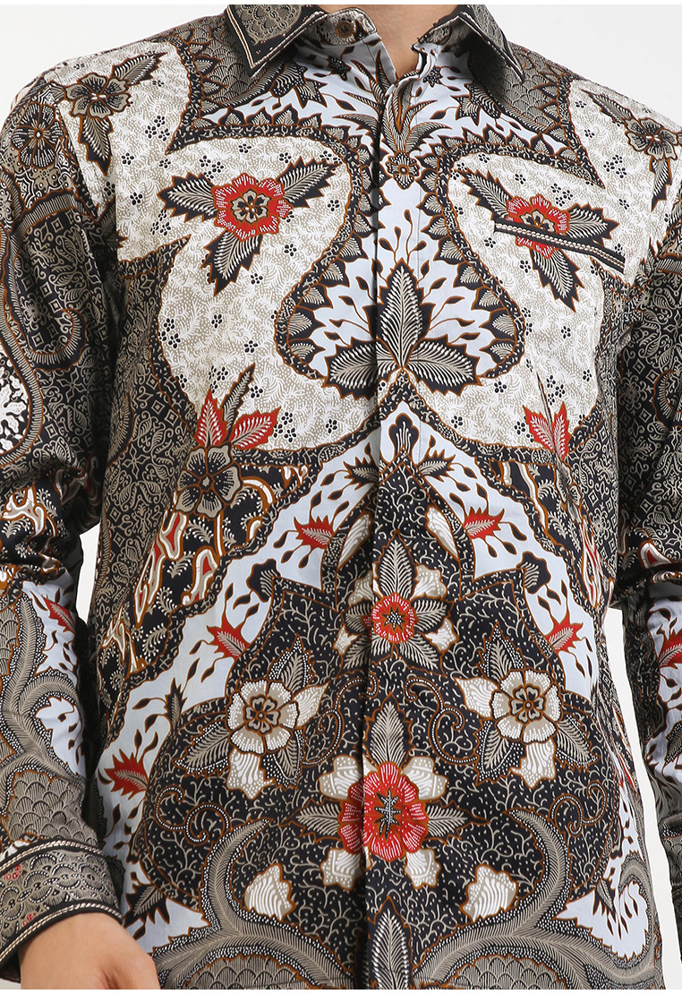 Kanara Embroidery Long Sleeves Silk Cotton