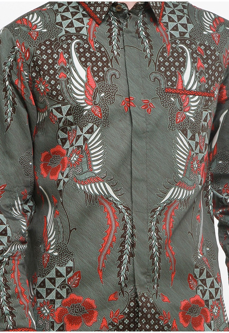 Katobu Embroidery Long Sleeves Silk Cotton