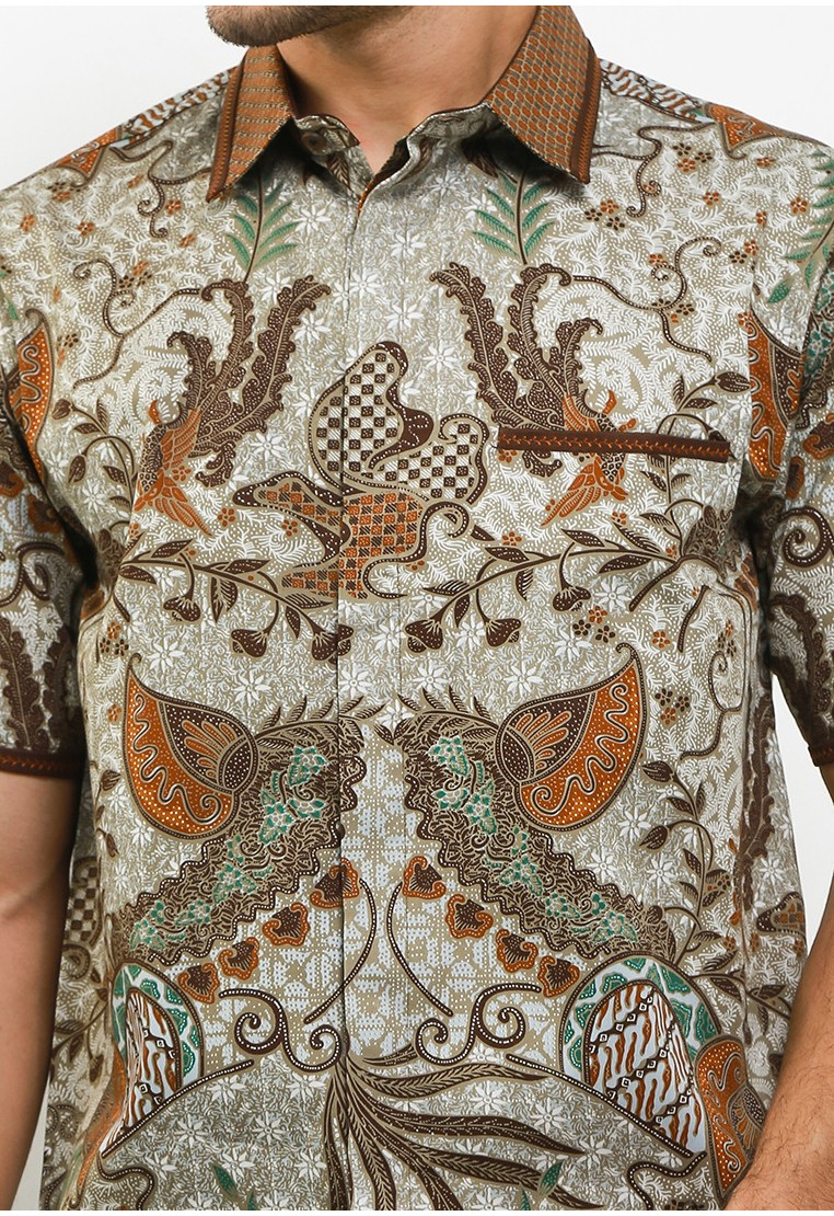 Sancaka Embroidery Short Sleeves Silk Cotton